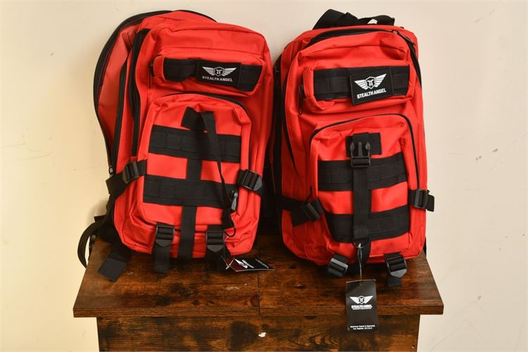 2 Person Emergency Preparedness Kit / Red Survival Backpack