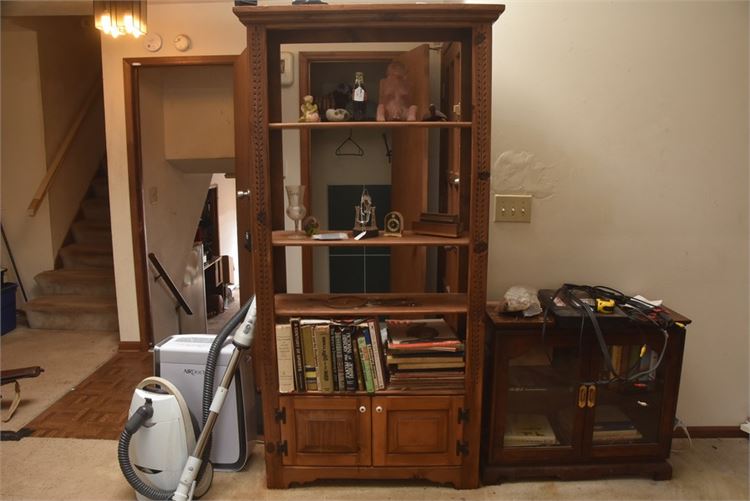 Vintage Carved Bookcase