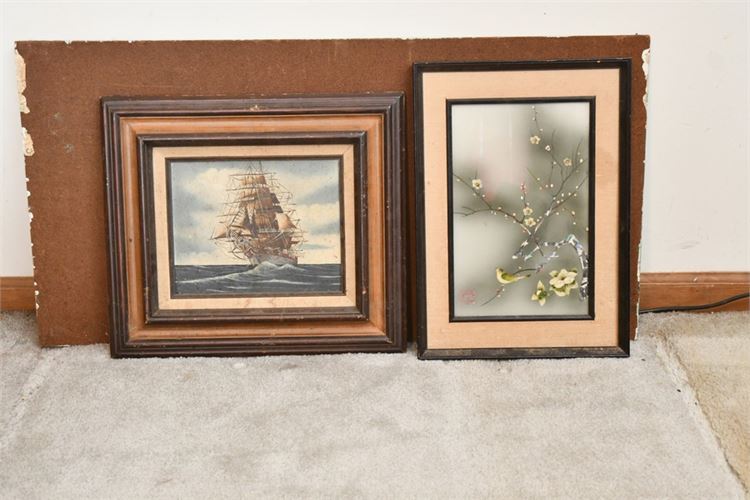 Two (2) Framed Vintage Artworks