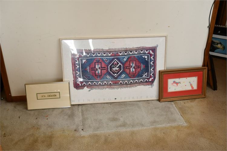 Three (3) Framed Artworks