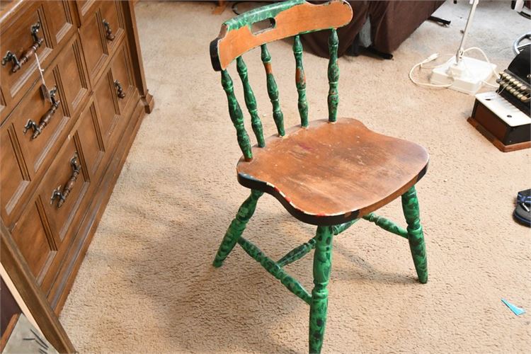 Painted Spindle Back Chair