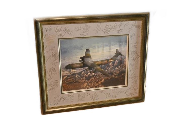 Framed and Signed Aviation Photo