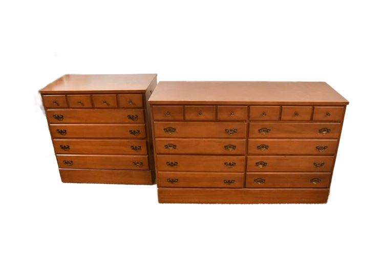 Mid Century Dresser and Chest Of Drawers