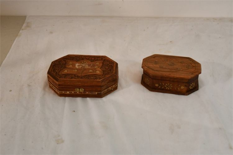 Two (2) Decorative Boxes