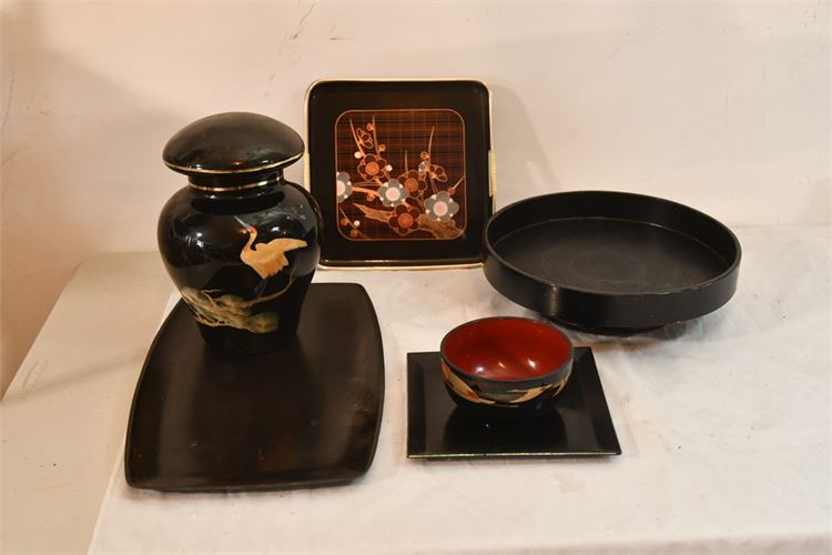 Group Decorative Asian Objects