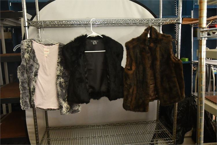 Three (3) Fur Vest