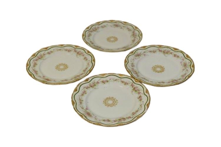 Four (4) JE Caldwell Porcelain Plates