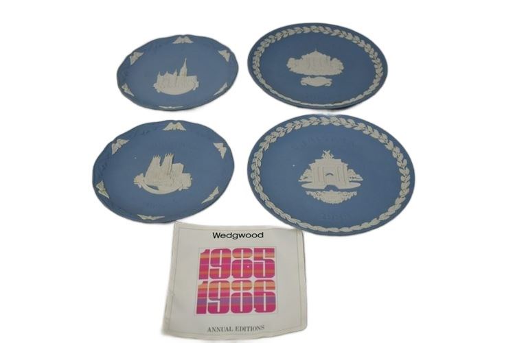 Four (4) Wedgewood Plates