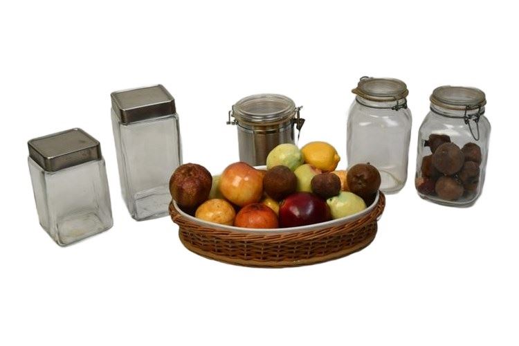 Group Counter Top Jars and Center Bowl
