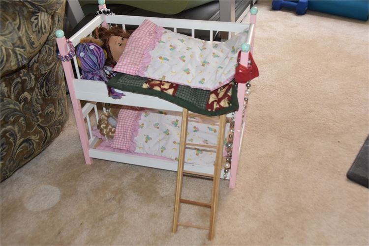 Doll Bunkbed With Dolls and Accessories