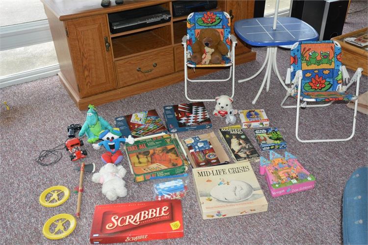 Group Children's Table Set and Toys and Games