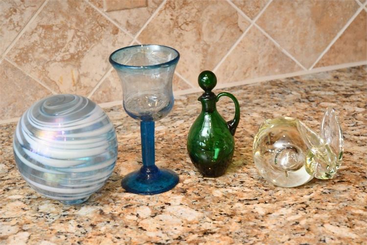 Group Decorative Glass Objects