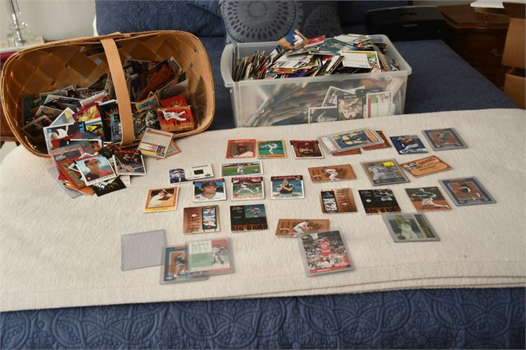 Large Collection Of Baseball Basketball and Football Cards