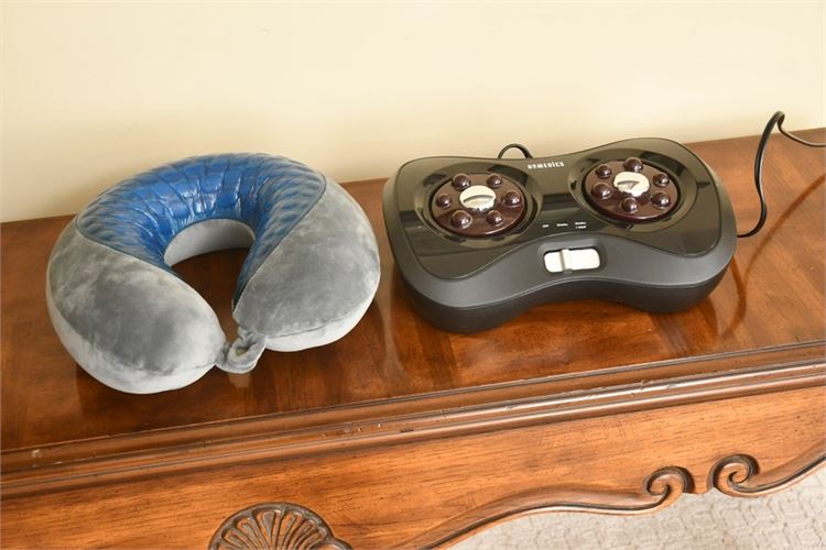 Neck Pillow and Foot Massager