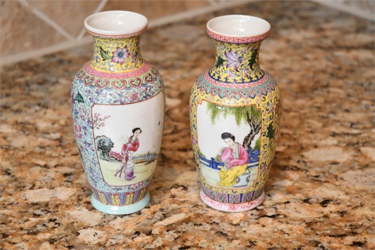 Pair Asian Vases