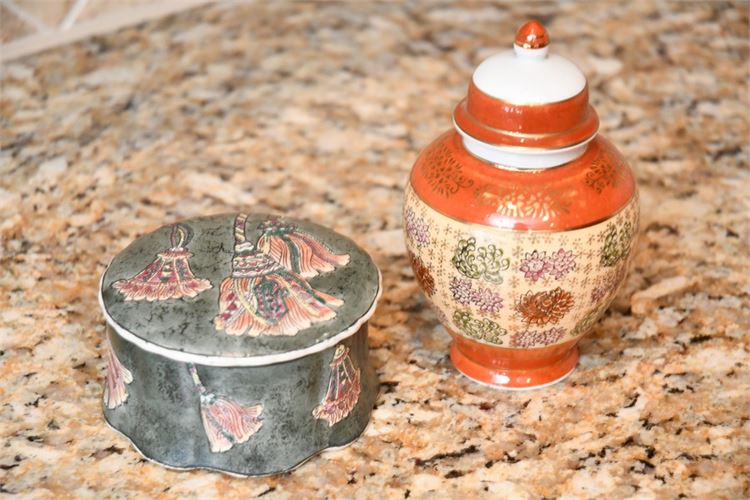 Lidded Book and Urn