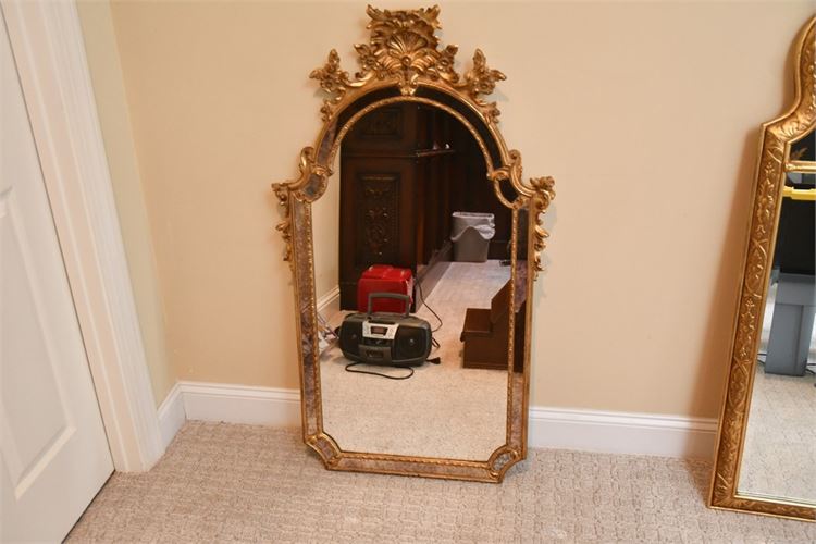 Vintage Carved and Gilt Wall Mirror
