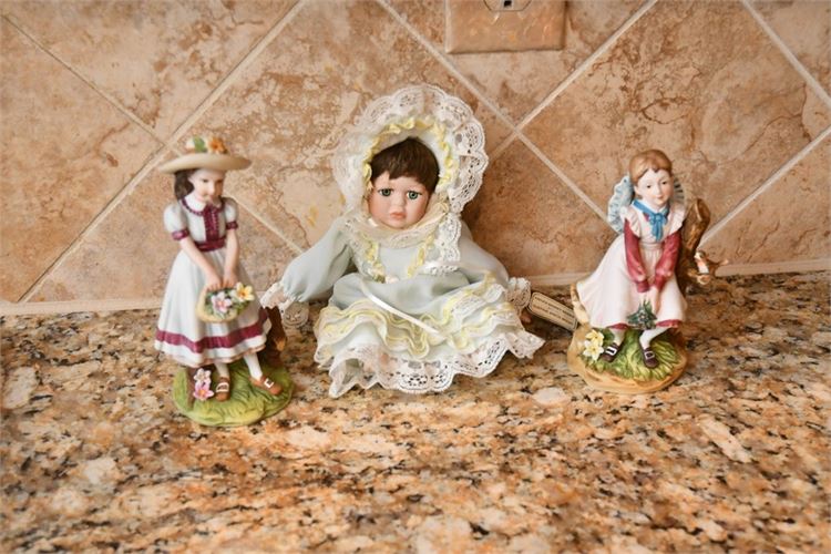 Vintage Doll and Decorative Figures