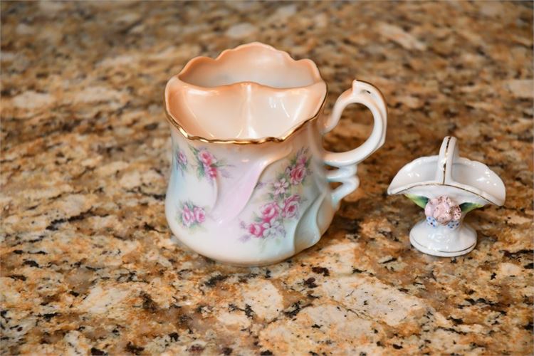 Porcelain Mug and Minatare Vase