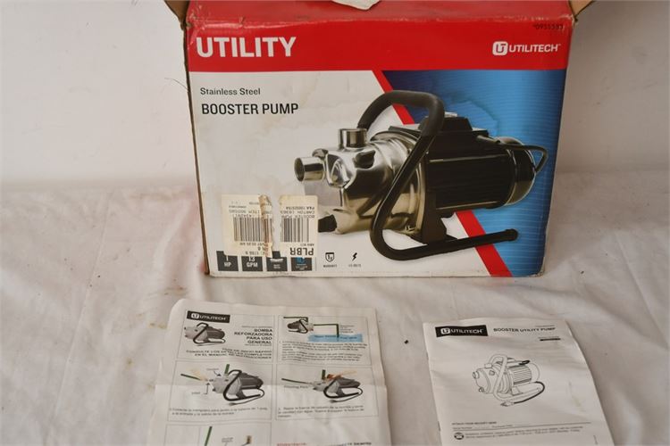 UTILITY UTILITECH Stainless Steel BOOSTER PUMP PLBR