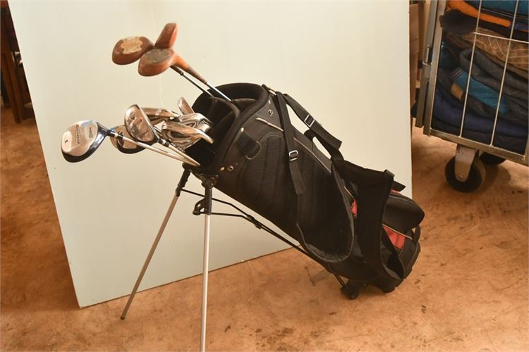 Golf Bag and Golf Clubs