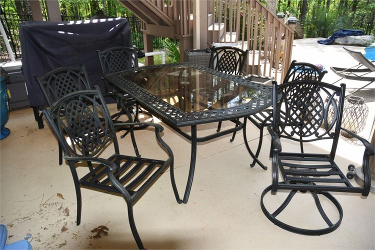 Six (6) Piece Outdoor Dining Set