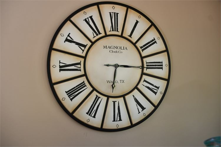 Magnolia Clock Co Decorative Wall Clock