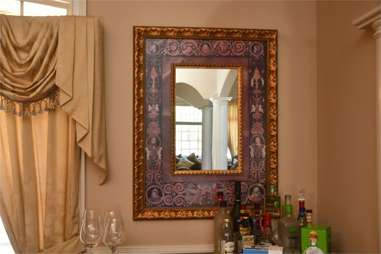 Wall Mirror with Classical Style Frame