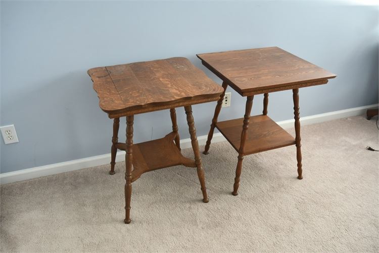 Pair Vintage End Table