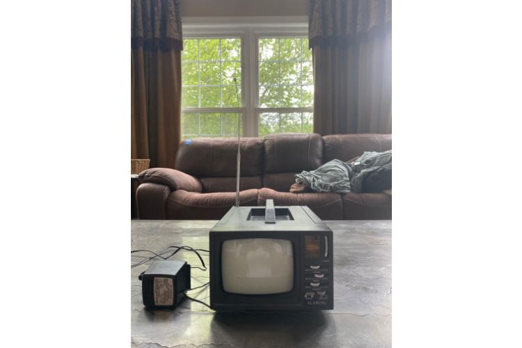 Small Alaron VHF/UHF TV
