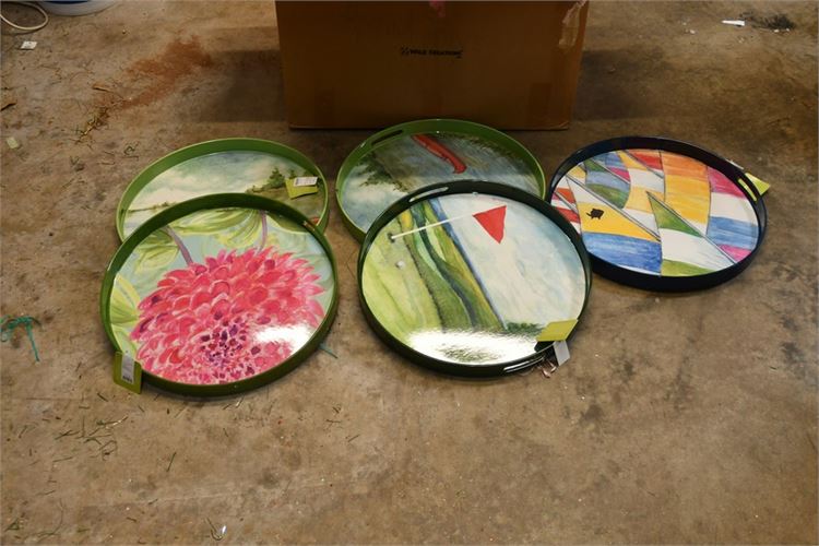 Group Painted Trays