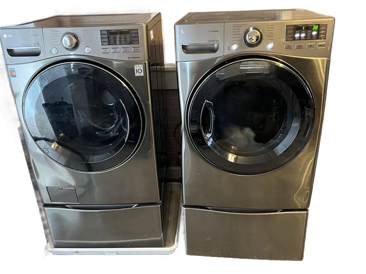 Washer and Dryer with bases