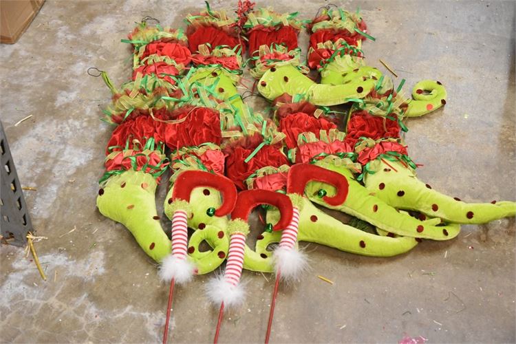 Group Decorative Grinch Stockings