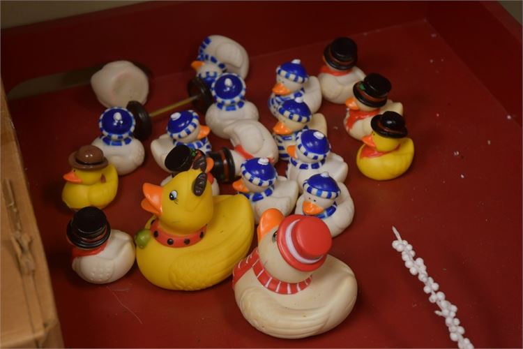 Group Rubber Duck Figures