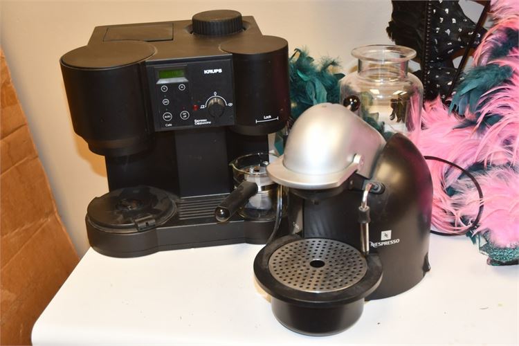 Krups and Nespresso Coffee Machine