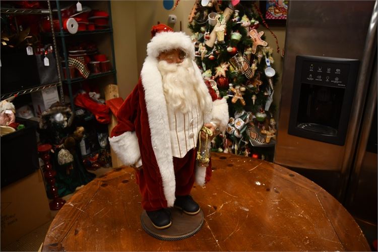 Standing Santa Claus Figure