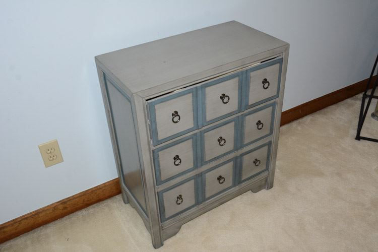 Paint Decorated Three Drawer Chest