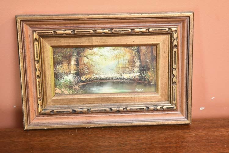 Framed Land Scape Painting