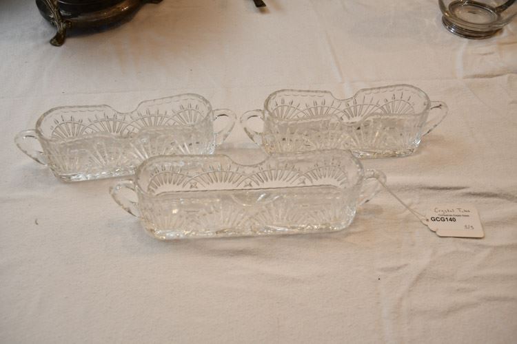 Crystal Celery Dishes