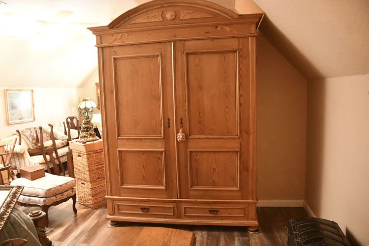 Pine Wardrobe Cabinet