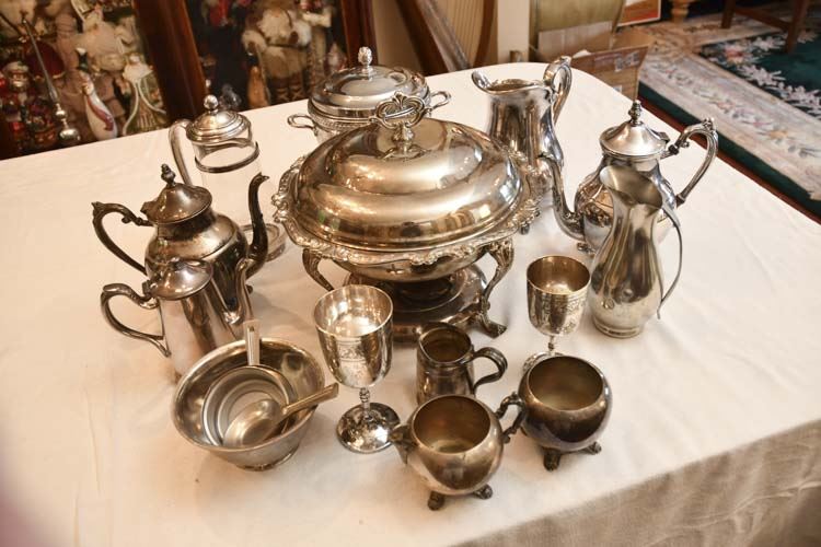 Group Silver Plated Items