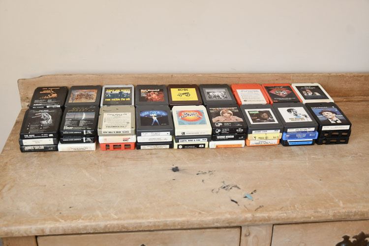 Group Vintage Eight Track Tapes