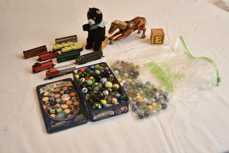 Marbles and Vintage Toys