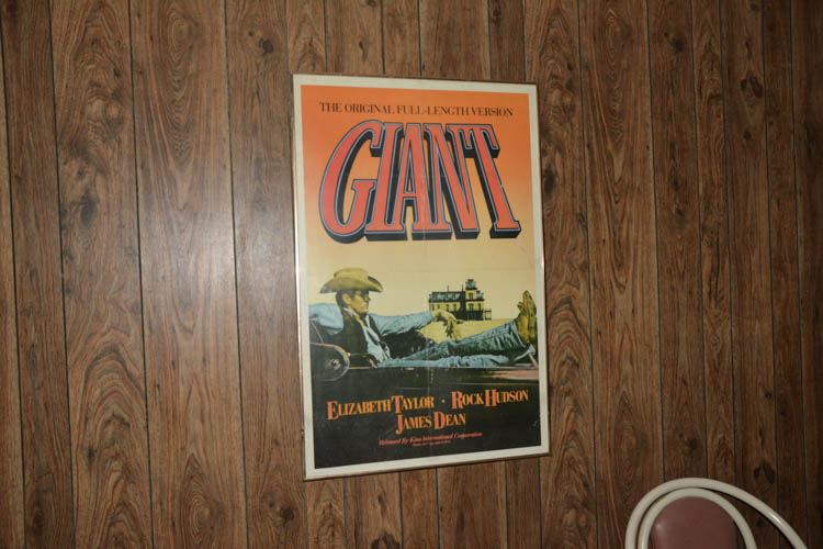 Giant Original Elizabeth Taylor / James Dean Movie Poster