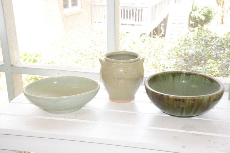 Three (3) Pottery Vessels