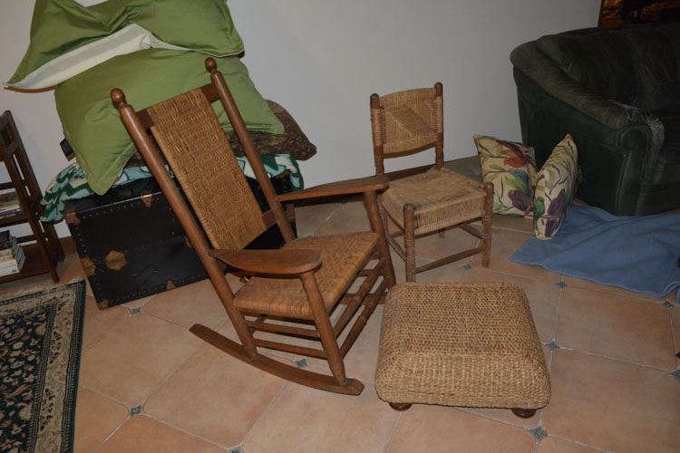 Rocking Chair/ Chair/ Ottoman