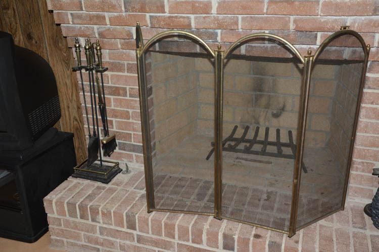 Fire Place Guard and Tools