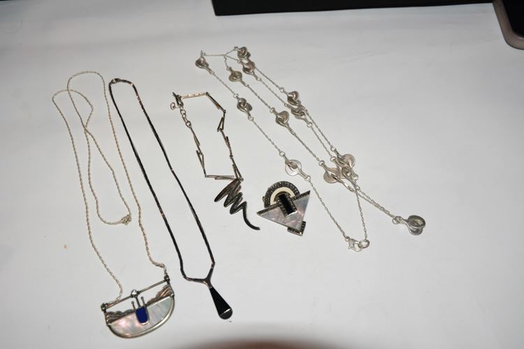 Group Sterling Necklaces