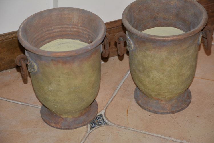 Two (2) Ceramic Planters