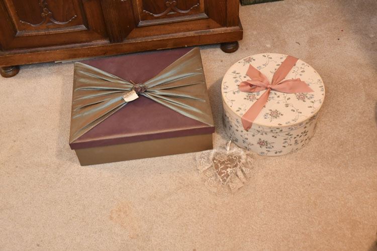 Linen and Hat Boxes